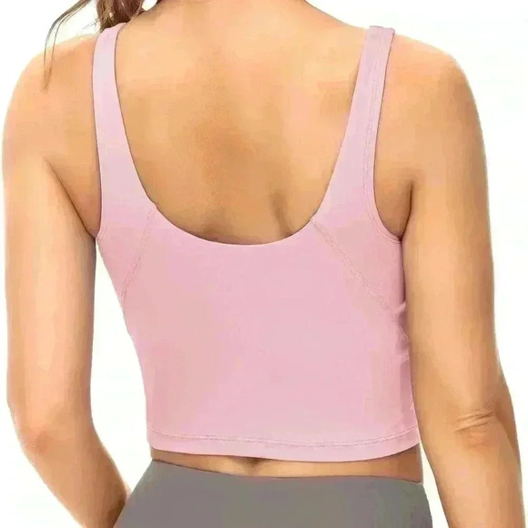 BNWT Women’s Light Pink Sports Bra/Tank by The Gym People Size  XL - Picture 2 of 8